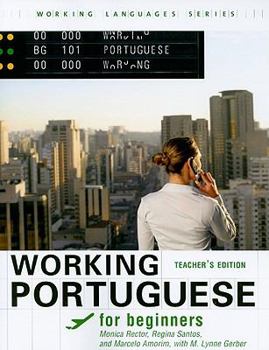 Paperback Working Portuguese for Beginners [With DVD ROM] Book