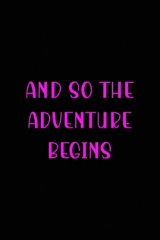 And so the adventure begins: All Purpose 6x9 Blank Lined Notebook Journal Way Better Than A Card Trendy Unique Gift Solid Black New Year