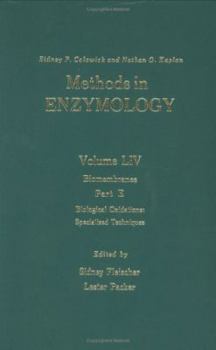 Hardcover Biomembranes, Part E: Biological Oxidations: Specialized Techniques: Volume 54 Book