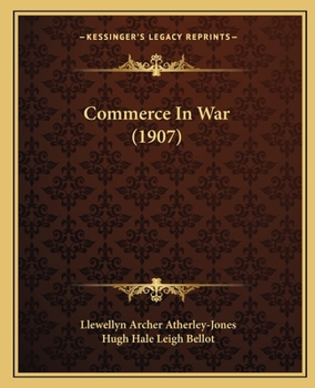 Paperback Commerce In War (1907) Book