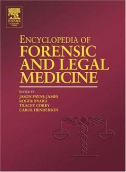 Hardcover Encyclopedia of Forensic and Legal Medicine Book