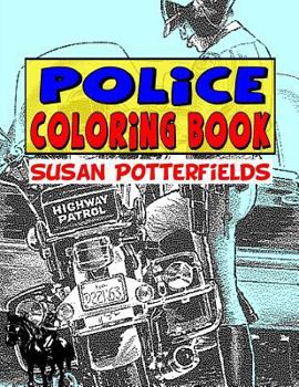 Paperback Police Coloring Book