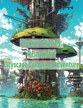 Paperback Utopian Odyssey: A Futuristic Cityscape Colouring Adventure Book