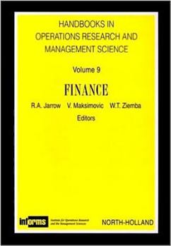 Hardcover Finance (Volume 9) (Handbooks in Operations Research and Management Science, Volume 9) Book