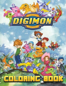 Digimon Digital Monsters Coloring Book
