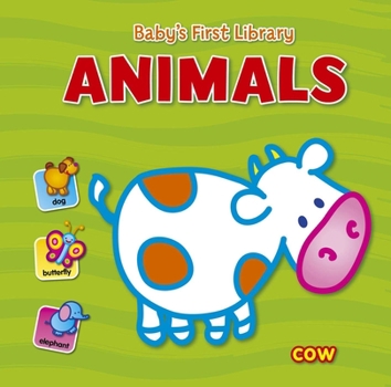 Board book Baby's First Library - Animals Book