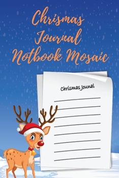 Paperback Chrismas Journal Notbook Mosaic: For Writing Notes or Journaling.Notes Christmas, Holiday Notebook. Book