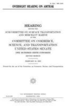 Oversight hearing on Amtrak