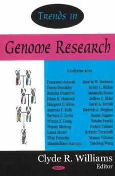 Hardcover Trends in Genome Research Book