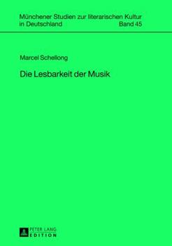 Hardcover Die Lesbarkeit Der Musik [German] Book