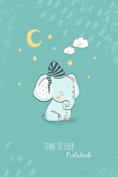 Paperback Notebook Journal: Time To Sleep Gratitude Journal Notebook Diary Record for Children Boys Girls Teens With Daily Prompts to Writing and Book