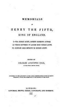 Paperback Memorial of Henry the Fifth, King of ENgland [Latin] Book