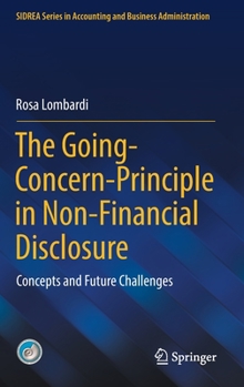 Hardcover The Going-Concern-Principle in Non-Financial Disclosure: Concepts and Future Challenges Book