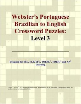 Paperback Webster's Portuguese Brazilian to English Crossword Puzzles: Level 3 Book