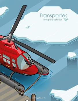 Paperback Transportes libro para colorear 1 [Spanish] Book