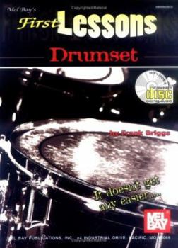 Paperback First Lessons Drumset Book/CD Set [With CD] Book