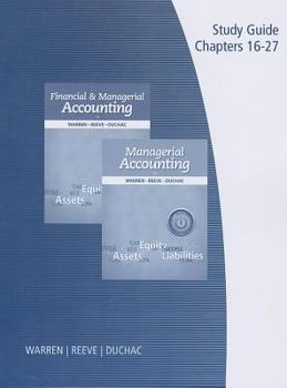Paperback Financial & Managerial Accounting/Managerial Accounting, Chapters 16-27 Book
