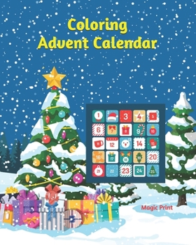 Paperback Coloring Advent Calendar: Coloring book for teens and adults (age +12) - For each day a coloring picture - Funny Advent Calendar Book