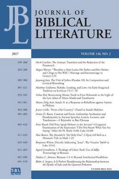 Paperback Journal of Biblical Literature 136.2 (2017) Book