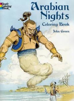 Paperback Arabian Nights Coloring Book