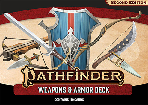 Board Game Pathfinder Weapons & Armor Deck (P2) Book