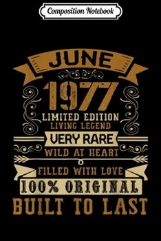 Composition Notebook: Vintage 1979 Original Parts Men Women - Birthday  Journal/Notebook Blank Lined Ruled 6x9 100 Pages