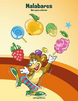 Paperback Malabares libro para colorear 1 [Spanish] Book