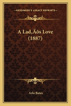 Paperback A Lad's Love (1887) Book