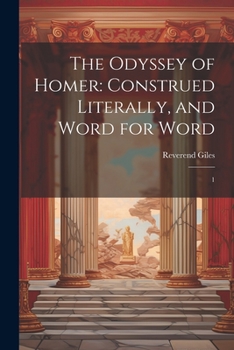 Paperback The Odyssey of Homer: Construed Literally, and Word for Word: 1 Book