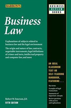 Paperback Business Law Book