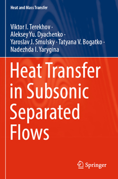 Paperback Heat Transfer in Subsonic Separated Flows Book