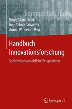 Hardcover Handbuch Innovationsforschung: Sozialwissenschaftliche Perspektiven [German] Book