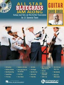 Paperback All Star Bluegrass Jam Along: For Guitar [With CD (Audio)] Book