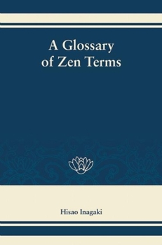 Hardcover A Glossary of Zen Terms Book