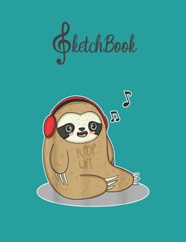 SketchBook: Cute Kpop Sluth Kpop And Chill Merchandise Women Blank Kpop Sketchbook for Girls Teens Kids Journal College Marble Size UnLined Notebook ... Little Kpop Fans Secret Diary and Journals
