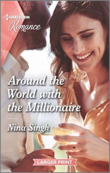 Mass Market Paperback Around the World with the Millionaire [Large Print] Book