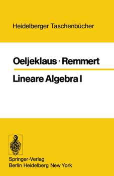 Paperback Lineare Algebra I [German] Book