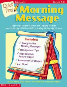 Paperback Quick Tips! Morning Message Book