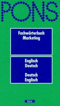 Hardcover PONS Fachwo¨rterbuch Marketing: Englisch-deutsch, deutsch-englisch [German] Book
