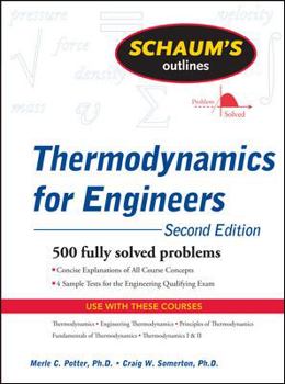 Paperback Schaum's Outlines Thermodynamics for Engineers Book