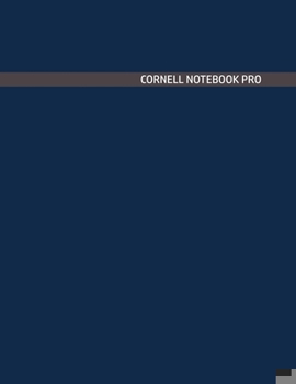 Paperback Cornell Notebook Pro: Large Note Taking System For School And University. College Ruled Pretty Light Notes. Lapis Stone Ground Cover - Trend Book