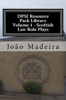 Paperback Scottish Law Role Plays Book