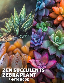 Zen Succulents Zebra Plant Photo Book: Explore 40 Stunning Images Of Zebra Plants And Other Succulents For Inspiration And Relaxation