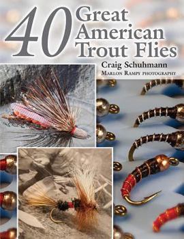 Paperback 40 Great American Trout Flies Book