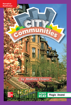 Spiral-bound Reading Wonders Leveled Reader City Communities: Ell Unit 3 Week 3 Grade 2 Book
