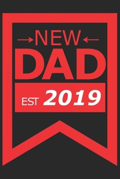 Paperback New DAD est 2019: New DAD est 2019: Notizbuch / Notebook / Journal / Taschenbuch Geschenk (6 x 9 Zoll - 110 Seiten - 4x4 kariert) Book