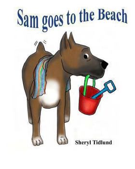 Paperback Sam goes to the Beach Book