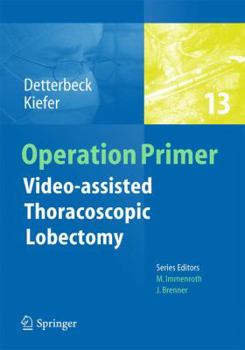 Paperback Video - Assisted Thoracoscopic Lobectomy Book