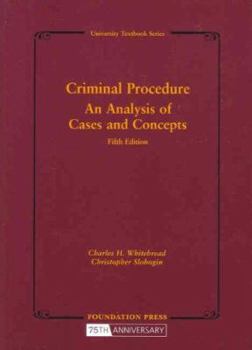 Paperback Criminal Procedure: An Analysis of Cases and Concepts Book