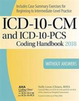 Paperback ICD-10-CM and ICD-10-PCS Coding Handbook 2018: Without Answers Book